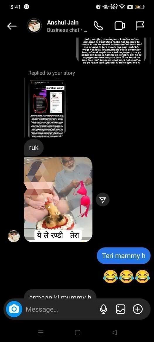 japanizugoat12's tweet photo. @Saffron_Update @CommissionerKnp @kanpurnagarpol @adgzonekanpur @kanpurdehatpol @DMKanpur @igrangekanpur 🚨 ALERT 🚨 Beware of Anshul Jain! Sharing fabricated, explicit images of my friend’s mother is a deplorable act that invades privacy and promotes harassment. This behavior must be exposed . #PrivacyMatters #ArrestAnshulJain
#mahilahelpline https://t.co/3NGewSQu9c