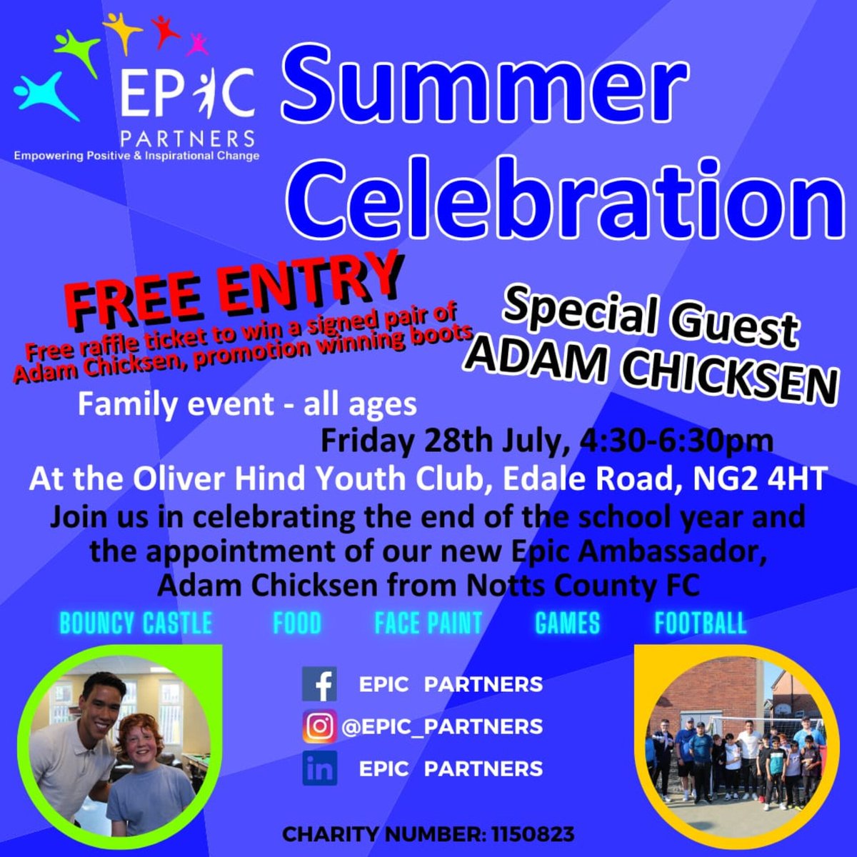 AdamChicksen23's tweet photo. Excited to be Epic Partners new embassador and to start off with such a great event. Hope to see you there. 

#allineveryday #staypositive #epicpartners #nottingham https://t.co/sn8OYAVXSu