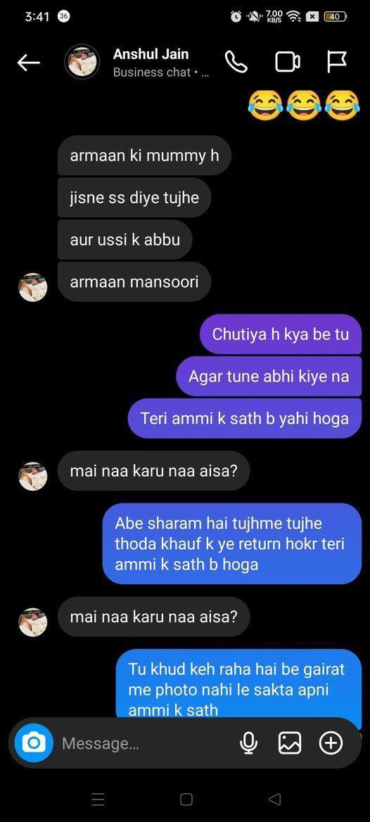 japanizugoat12's tweet photo. 🚨 ALERT 🚨 Beware of Anshul Jain! Sharing fabricated, explicit images of my friend’s mother is a deplorable act that invades privacy and promotes harassment. This behavior must be exposed . #PrivacyMatters #ArrestAnshulJain
#mahilahelpline https://t.co/7pTeG6n5qz