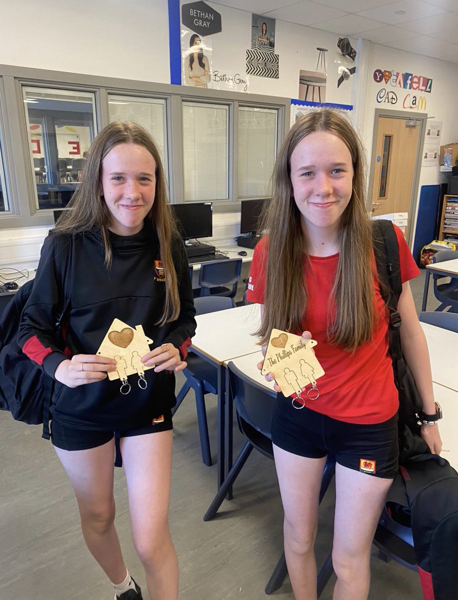 Mae blwyddyn 8 wedi dechrau mynd a’r gwaith cyflawnwyd yn ystod y tymor adref. Daliwr ffob allwedd 🔑