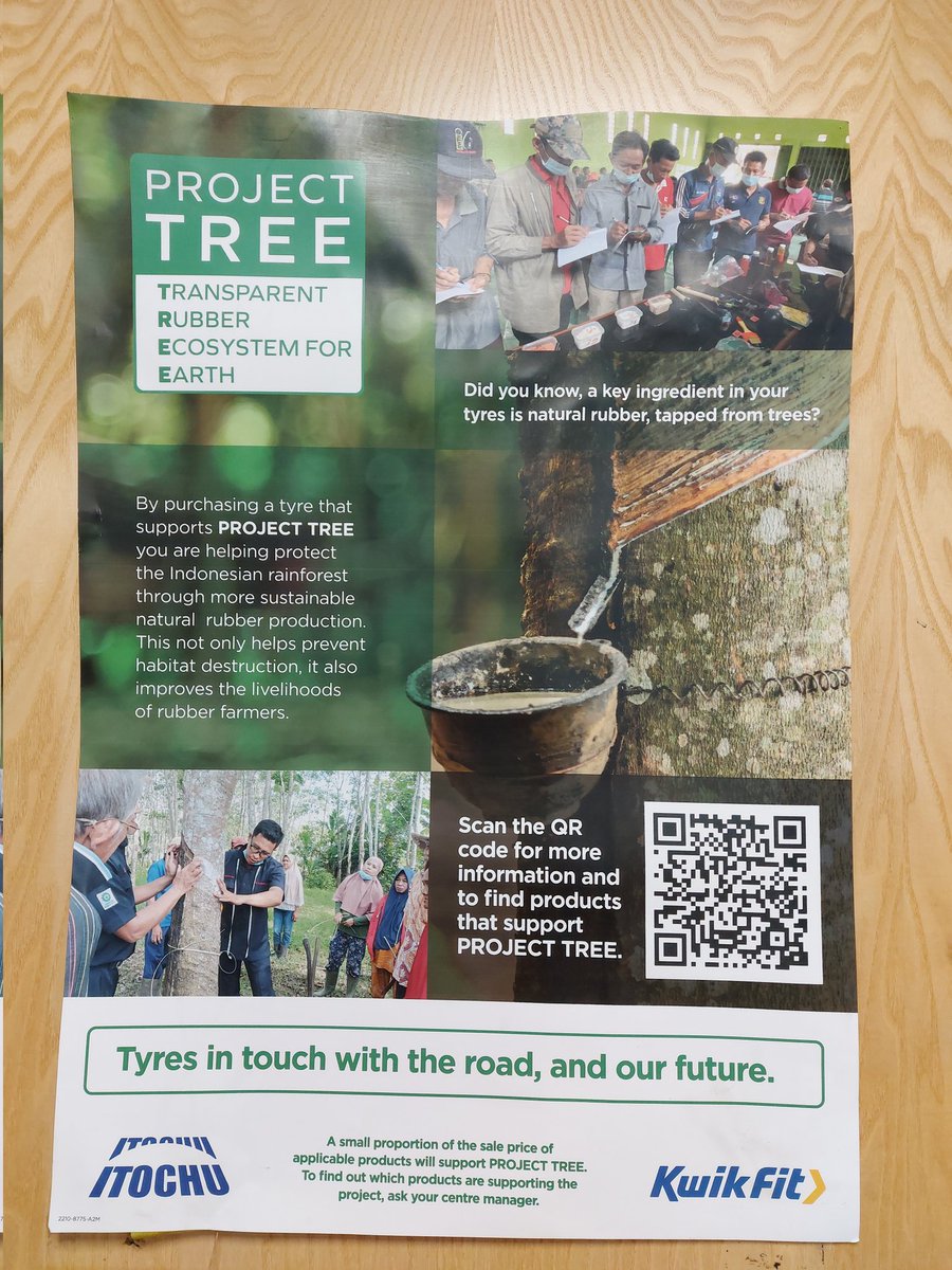 RebeccaBeech56's tweet image. In @KwickFit and came across their fab sustainability programme called #ProjectTree. Check it out! #KwickFit #ProjectTree #Sustainability