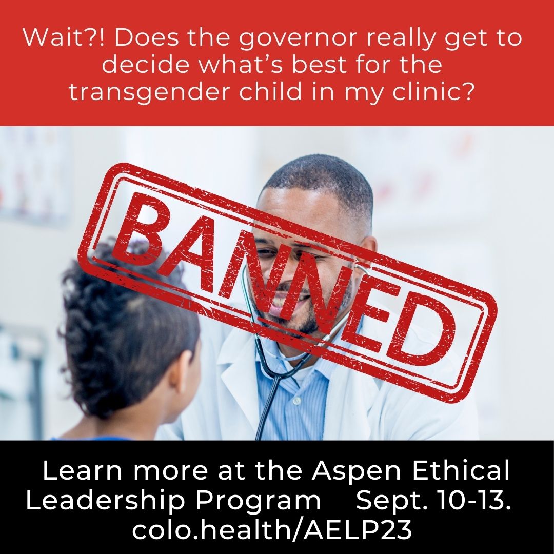 Getting geared up for another provocative, engaging, inspiring and useful Aspen Ethical Leadership Program #AELP23! Please retweet to spread the word, and apply to attend if you are a health system leader grappling with these challenging issues. colo.health/AELP23