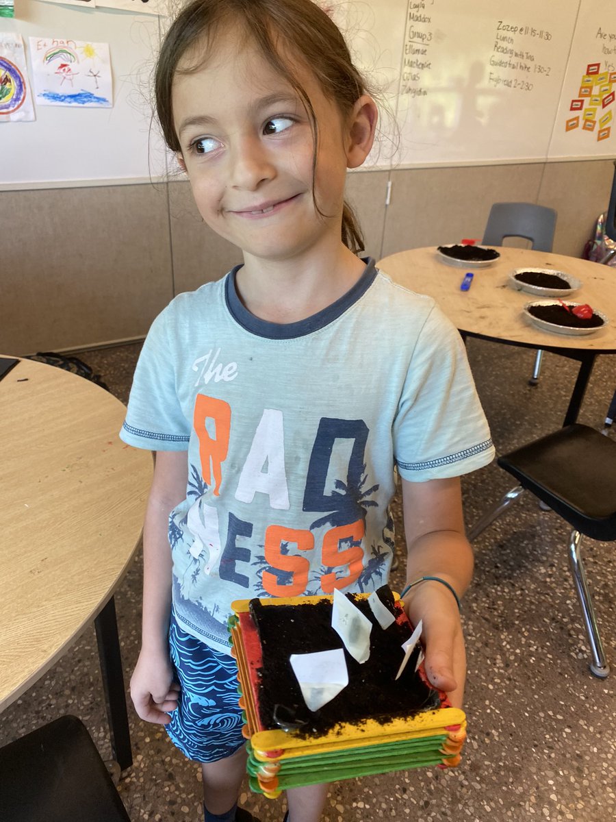At #CampMigizi, the K-2s worked with <a href="/TinaDeCastro1/">Tina DeCastro</a> to put together our own planters with popsicle sticks! Students then planted their own seeds… can’t wait to see them grow! <a href="/gecdsbpro/">GECDSB PR</a> <a href="/ClaraHowitt/">Dr. Clara Howitt</a> <a href="/OjibwayPrairie/">OjibwayNatureCentre</a> <a href="/Joseph745613165/">Zozep</a> #GECDSBSLP2023