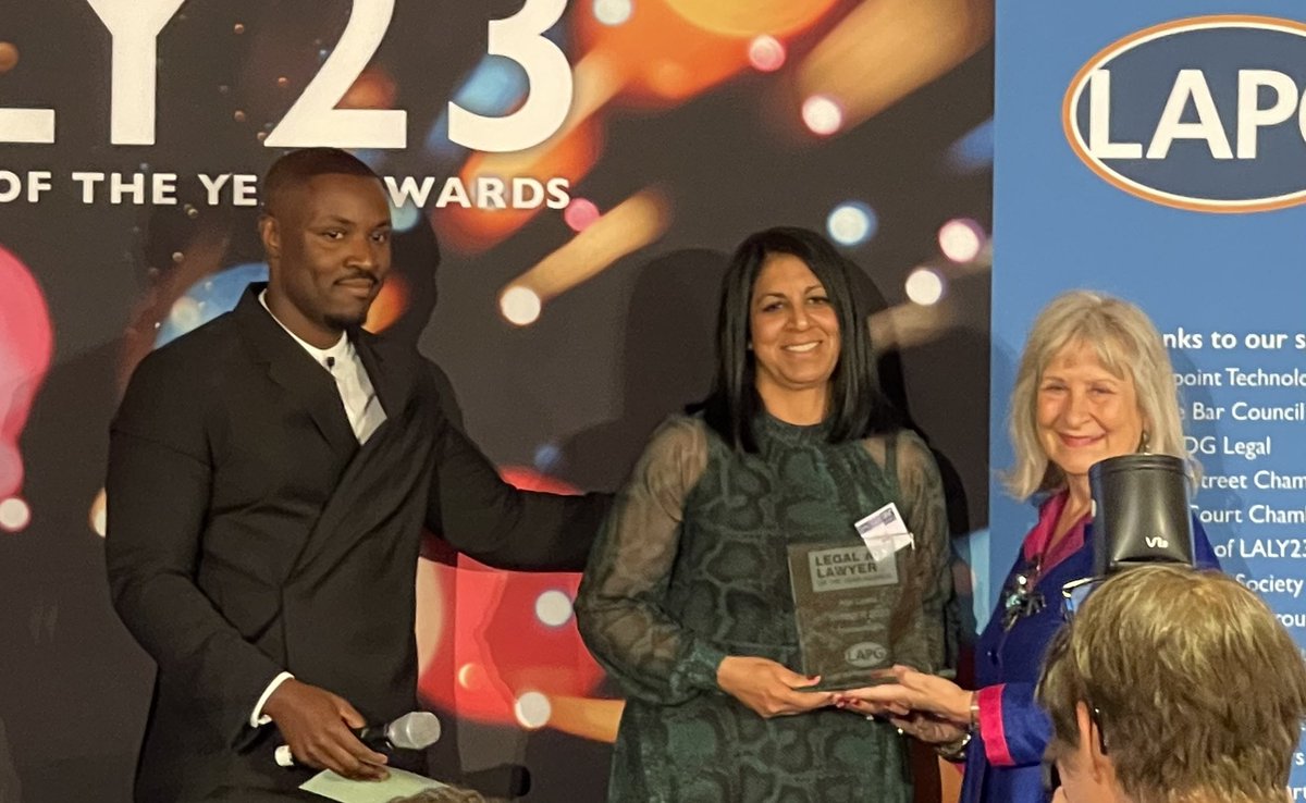 Leigh Day (@leighday_law) on Twitter photo Congratulations once more to <a href="/AliaLewis26/">Alia Lewis</a> who won the Children’s Rights Legal Aid Lawyer of the Year award sponsored by <a href="/LeighDay_Law/">Leigh Day</a> at #LALY23 and to <a href="/Katie_Wilkins29/">Katie Wilkins</a> and Whitney Hard who were nominated.
leighday.co.uk/news/news/2023… Congratulations once more to <a href="/AliaLewis26/">Alia Lewis</a> who won the Children’s Rights Legal Aid Lawyer of the Year award sponsored by <a href="/LeighDay_Law/">Leigh Day</a> at #LALY23 and to <a href="/Katie_Wilkins29/">Katie Wilkins</a> and Whitney Hard who were nominated.
leighday.co.uk/news/news/2023…