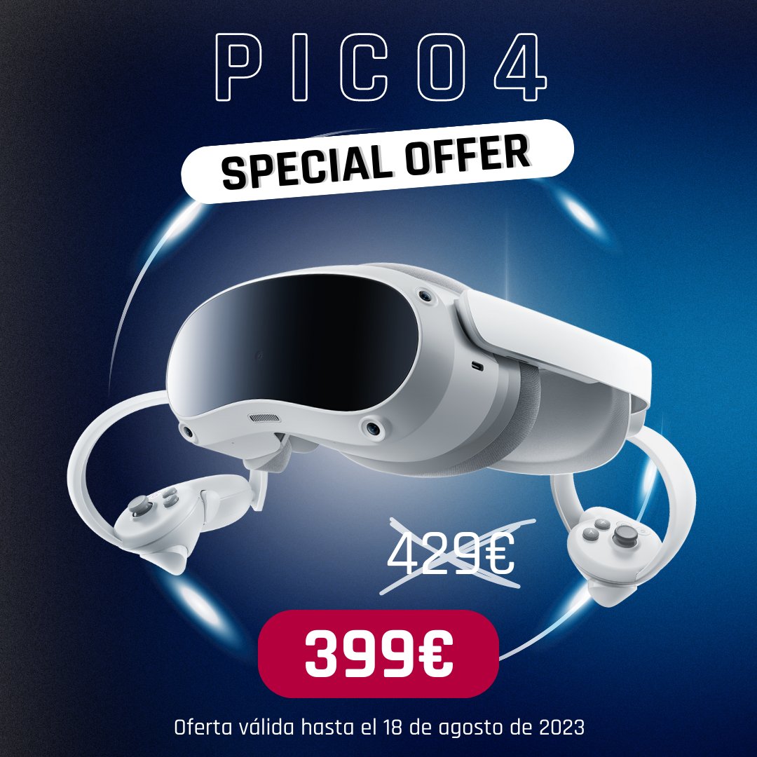 Pico 4 All In One VR 128GB Gafas Realidad Virtual