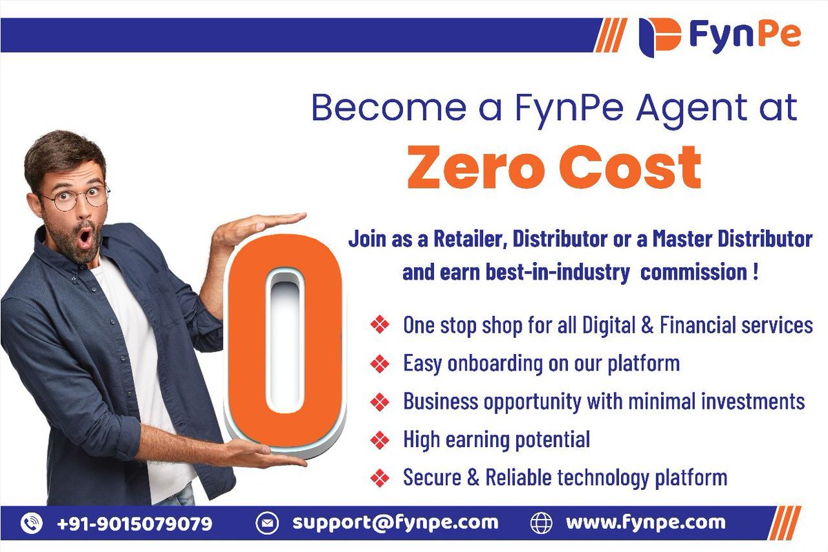 fynpe_payments's tweet image. Become our Agent for Free ! Call us today and  enjoy the benefit of attractive commission, from FynPe ! #retailers  #distributor #fynpe