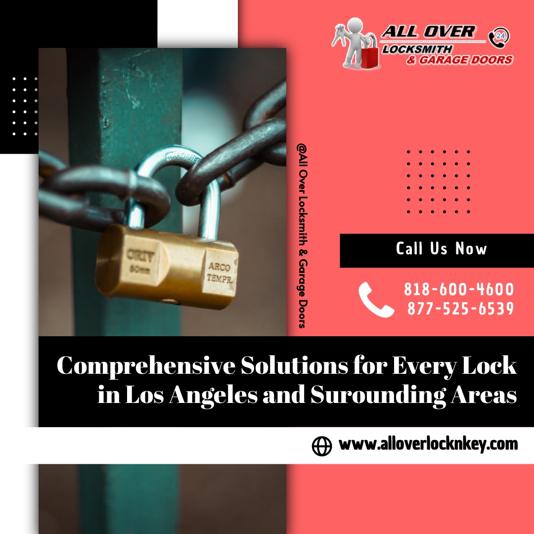 AllOverLocknKey's tweet photo. Why worry when you can trust the experts to handle all your locksmith needs? Contact us now and experience the peace of mind you deserve!

Find more information in our website
https://t.co/hJOmpzaFSt

Or Call Us Now
818-600-4600
877-525-6539

#locksmith #locksmiths https://t.co/OpSTzFmJwP