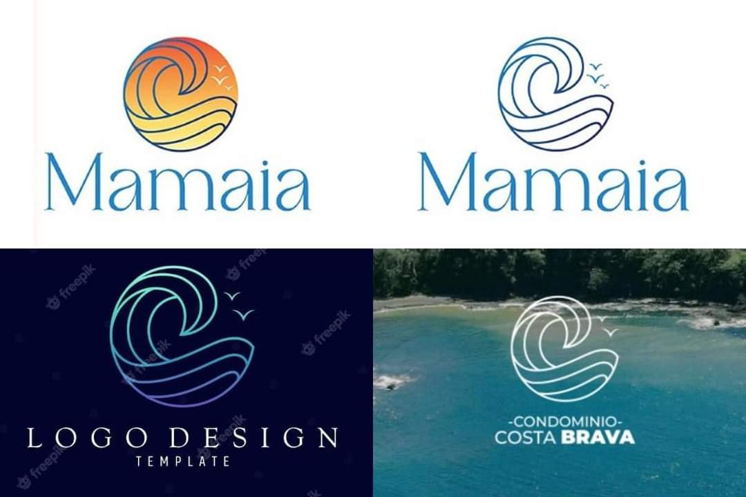 Noul logo al stațiunii Mamaia: O investiție COLOSALĂ de 16.000 de euro. Imaginea a fost "preluată", nicidecum creată de la zero. Foto: Tw/@bogdanglavan