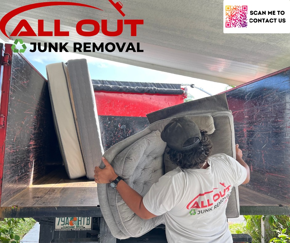 All Out Junk Removal is committed to providing hassle-free removal services for your home furniture, and this includes mattresses, sofas, and couches. If you're looking to declutter your home and have no use for these bulky pieces of furniture, we're here to help! 
#junkremoval