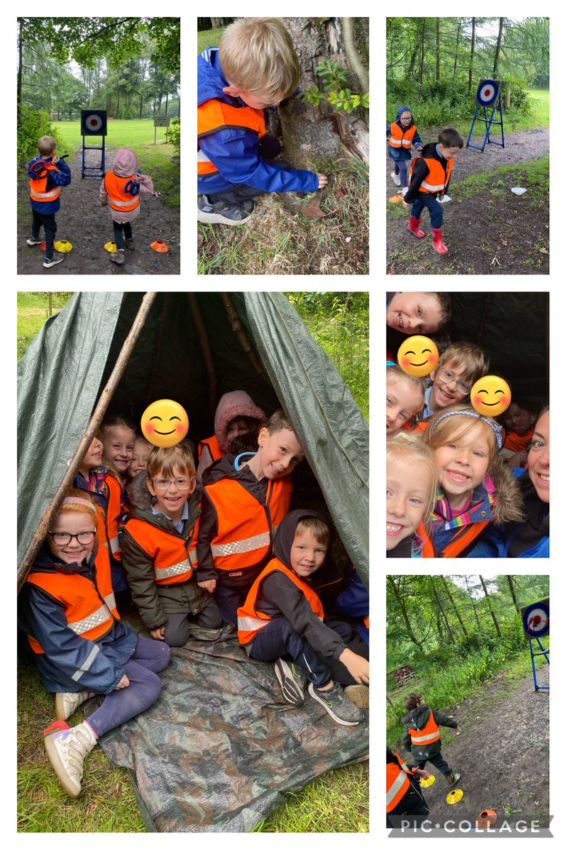MabsCrossRecJ's tweet photo. A wonderful, wet afternoon outdoors making memories. We had some fantastic axe throwers and cannot wait to bring home the bug houses that we have made next week. https://t.co/U8X7P7wXSk
