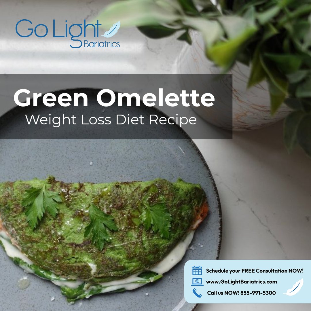 Recipe Alert!🍳

Start your day right with a nutritious Green Omelette, packed with leafy greens and protein. Perfect for your pre-operative diet! Get the recipe now and kickstart your weight loss journey.

Learn more:
golightbariatrics.com/green-omelette… 

#PreOpDietRecipe #NutritiousRecipes