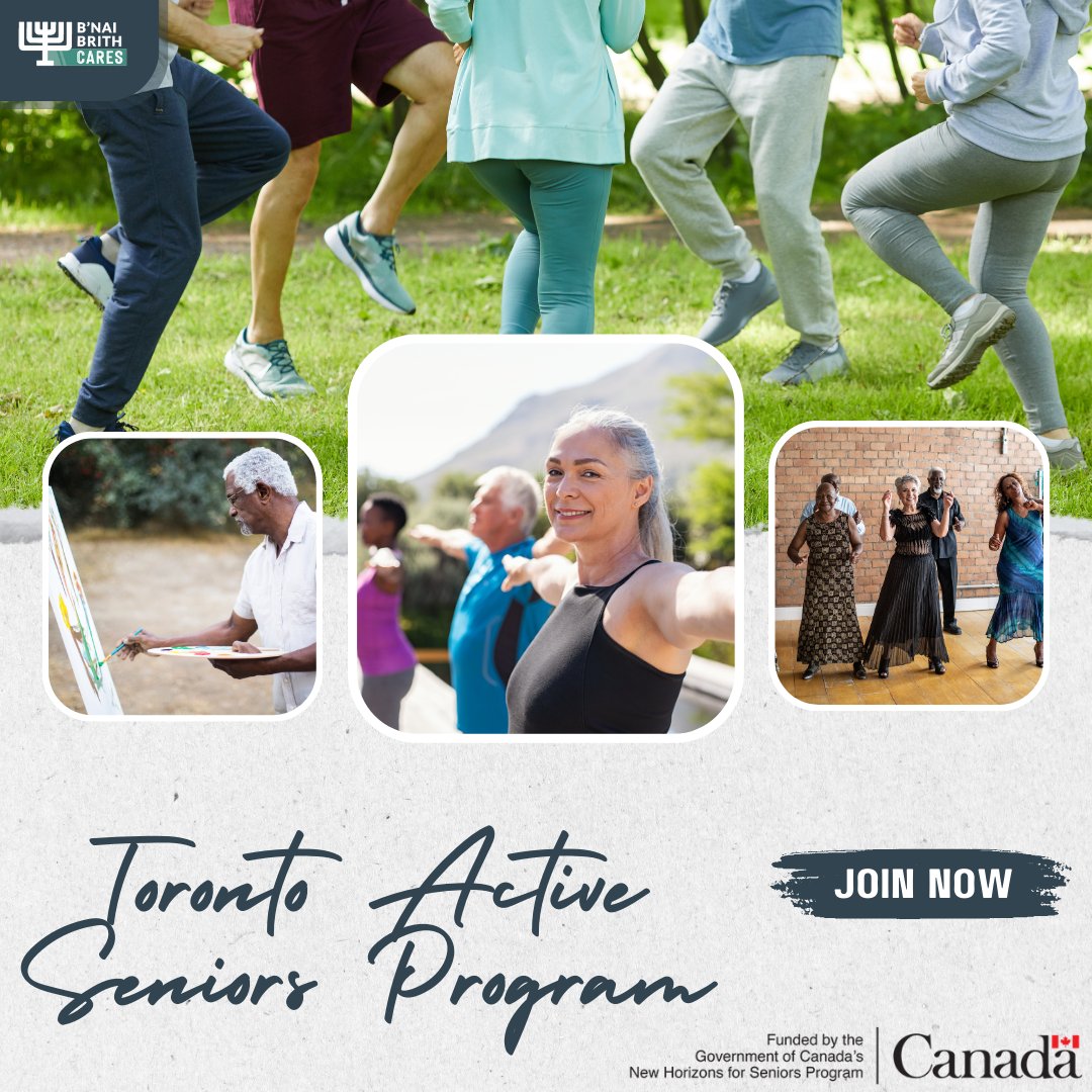 bnaibrithcanada's tweet photo. Toronto - Check out our Seniors Series event calendar to see what exciting programs we have planned for the rest of July
For more info or to sign up, contact Cheryl at 416-633-6224 x 134
#art #fitness #exercise #seniors #toronto #yoga #writing #bingo #seniorsprogram https://t.co/ff1NvwIpI7