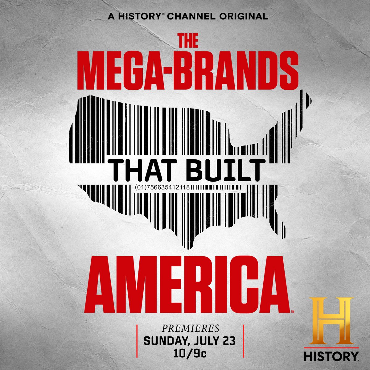 Get ready for a historic shopping spree. The history behind the most notable brands, superstores, and companies is unfolding during #MegaBrandsThatBuiltAmerica, a new HISTORY Channel series beginning Sunday, July 23 at 10/9c, right after a new episode of #FoodThatBuiltAmerica.