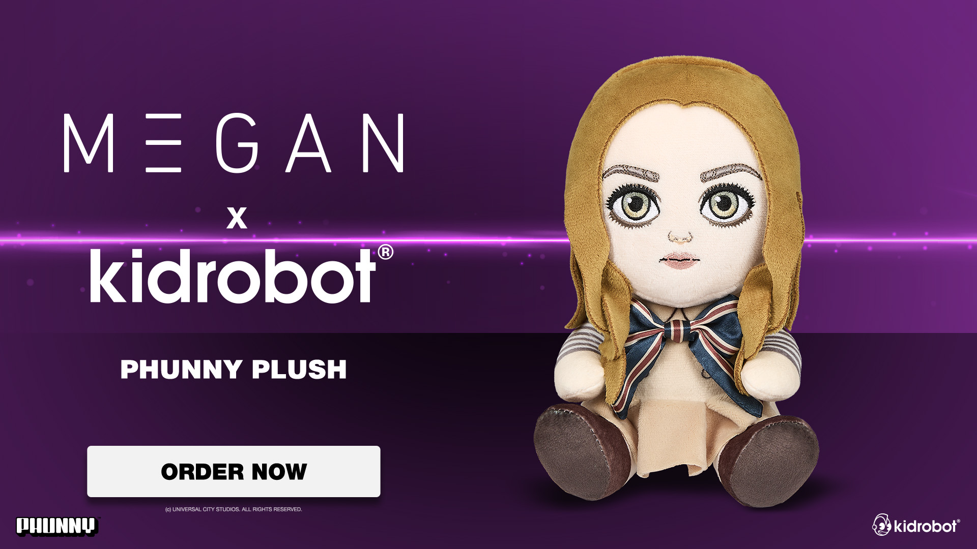 M3GAN Phunny Plush (PRE-ORDER) - Kidrobot