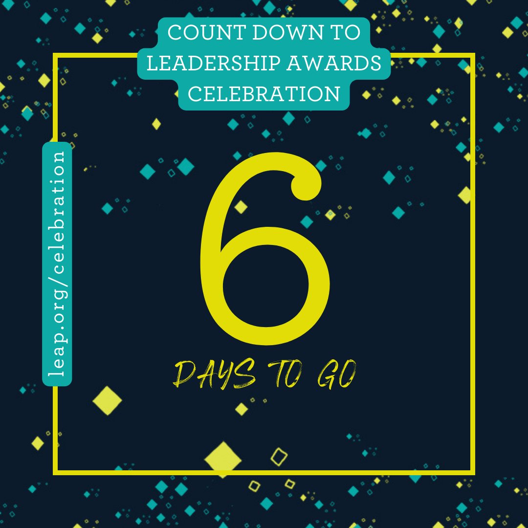 In just 6 days, LEAP will be celebrating our 41st anniversary and leadership awards celebration 'Finding Our Way' sponsored by Target. You can still purchase your tickets to join our virtual celebration. Find more details and purchase your ticket leap.org/celebration