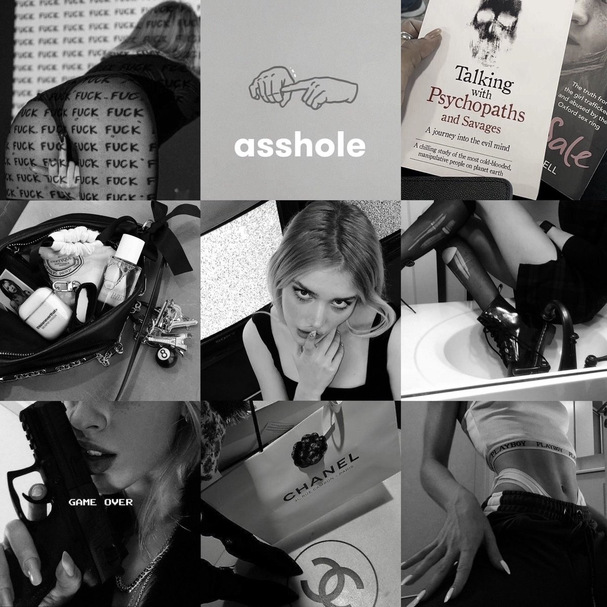 social butterfly                    gothic barbie