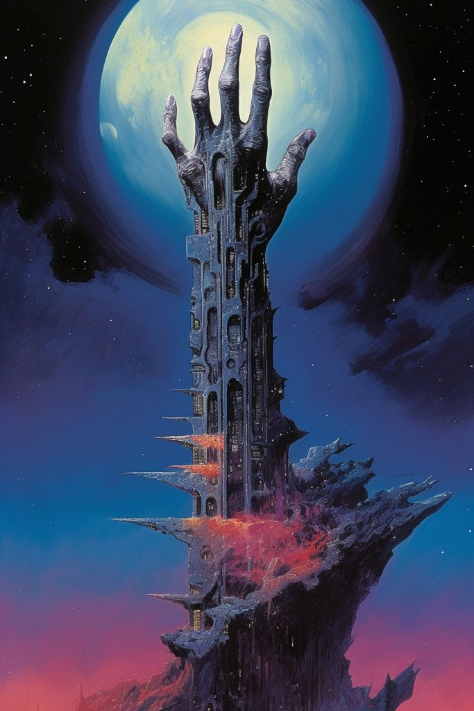 TheUnclean's tweet photo. Tower of the Void Seer at the bleeding shores of Vulgarius https://t.co/z9AVx8uaXG