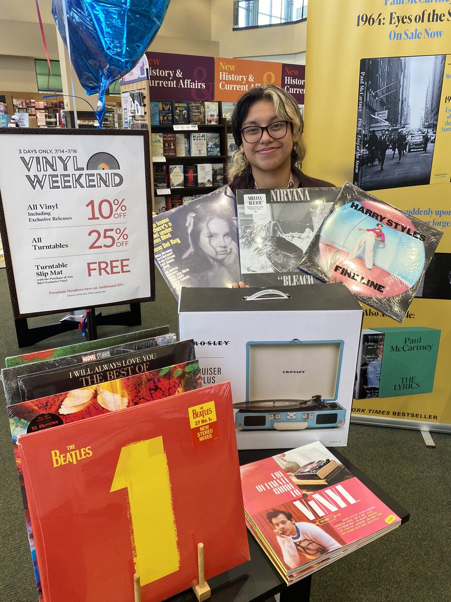 Vinyl Weekend is here! Come in to save on all vinyl and turntables! Premium members get an additional 10% off and TRIPLE stamps!!! Rewards members get double stamps! Stop in this weekend to take advantage of these sales and rewards!