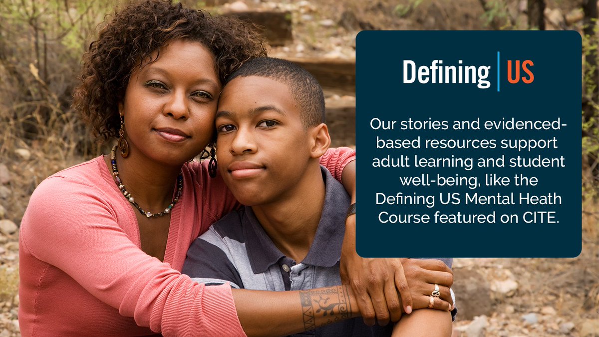DefiningUs's tweet photo. 👀for a way to learn more about mental health, but not a MH professional?  Want to support students more fully? Our #DefiningUS MH Awareness course is also available on CITE!   Open to all &amp; qualifies for CTLE credit in NY State!
https://t.co/kU4wfWQVZW
Tks @kadams1 4 Narration! https://t.co/4kAOlN9sF5