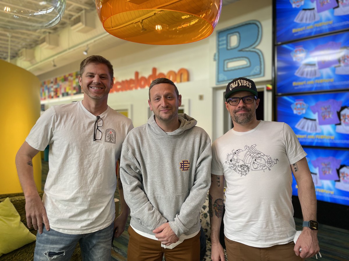 JohnTrabbic's tweet photo. @NickAnimation Creator hall flag! Del the Funky Homosapian. Billy Porter. Matt and Tish (Cake in Space). Tim Robinson. Dave Johnson. Ryan Greene. Phil Harris https://t.co/Ix2DEY0KW9