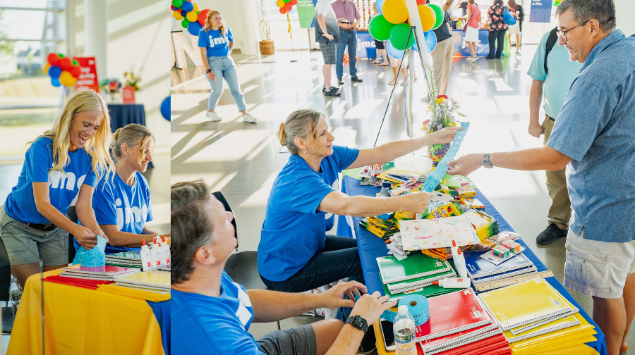 onlinejmc's tweet photo. We're on a mission to collect all the classroom staples and general supplies that students need at our annual Summer Conferences! For every item you donate to our School Supply Drive for Success, you'll get an extra ticket for one of our amazing raffle baskets! #WholeNewBallgame https://t.co/3eCcIl9f26