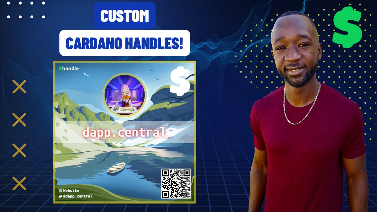 dapp_central's tweet photo. Curious about the new custom @adahandle minting feature on the testnet? Get a first look and all of the details you need to participate on the pre-prod testnet here! ๐ฐ๐๏ธ
#Cardano #CustomHandles https://t.co/JSmQj2YC6r