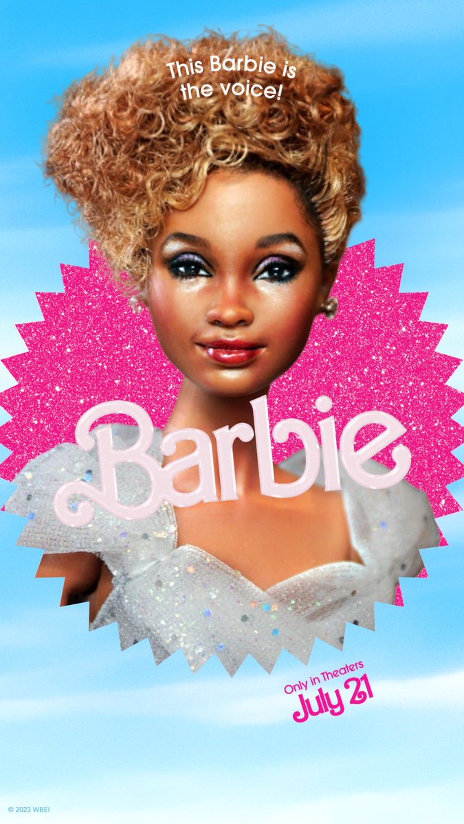 Four #Barbie panels of artist <a href="/ncruzdollart/">Noel Cruz</a> #ooak #repaints of #farrahfawcett #leemajors #lindsaywagner #tinaturner &amp; #whitneyhouston to celebrate the soon to be released #BarbieMovie