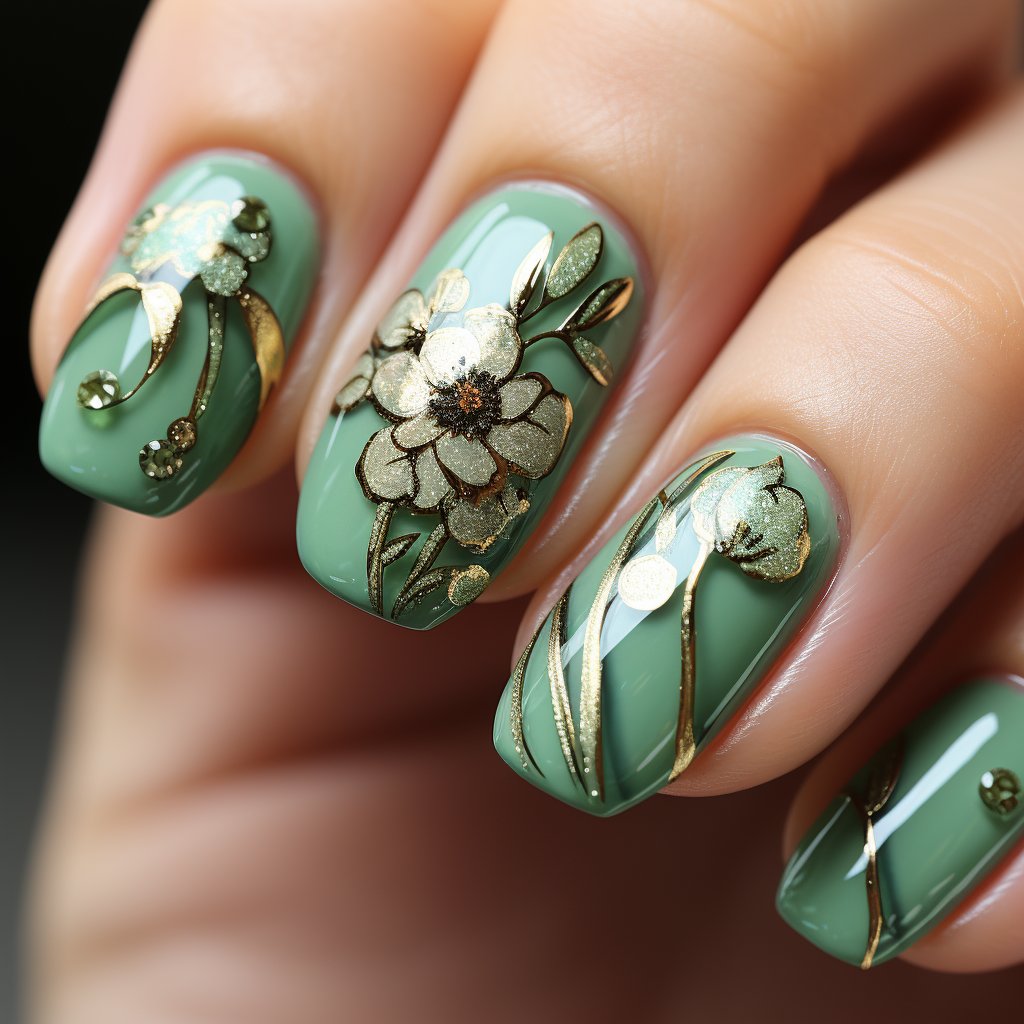 NailKicks's tweet image. Make a fashion-forward statement this summer with our Gucci Green Nails. A look that is as unique and vibrant as you. #FashionForward #GucciGreen #SummerStatement