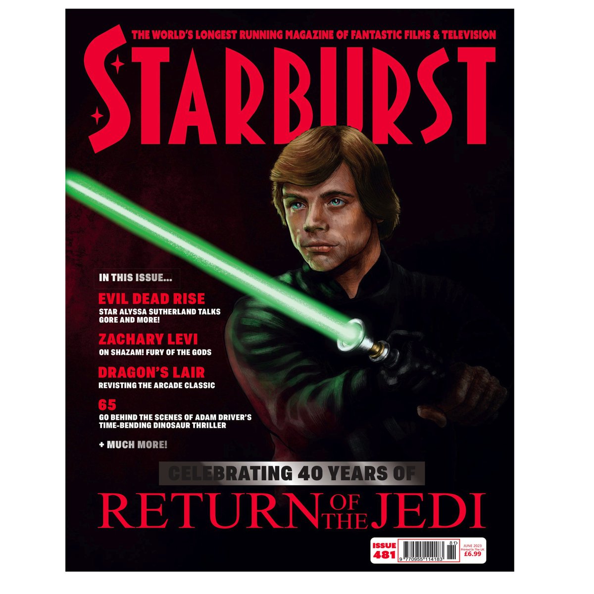 SignatureShop's tweet photo. Starburst magazine Signed by Warwick Davis celebrates the 40th Anniversary of Return of the Jedi with a special edition featuring a collection of articles looking back at the beloved movie! #StarWars #ReturnoftheJedi https://t.co/hf0x7oRSeD https://t.co/ah8Cx0bTEn