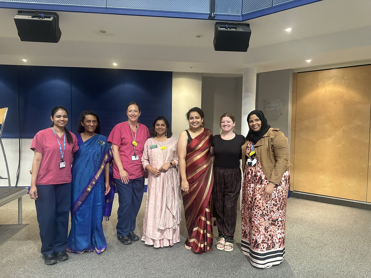 JoyceVRodriguez's tweet photo. Cultural event for International nurses @uhbwNHS 
Thank you @stayandthrive for giving us this wonderful opportunity.
@ravmeelu @renigeorge29 @KTPuhbw https://t.co/bghKSsF5aJ