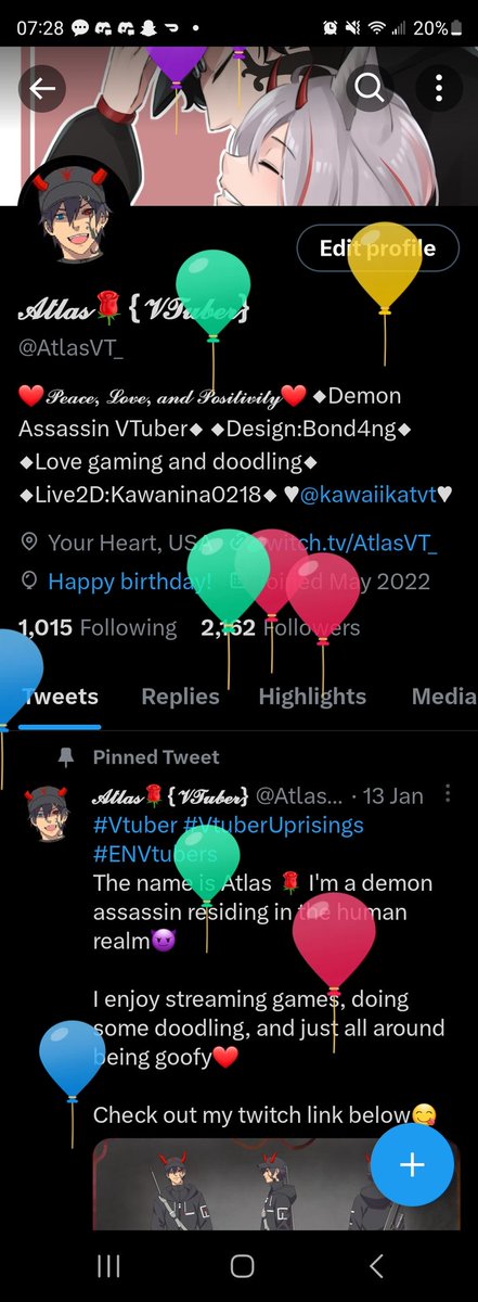 AtlasVT_'s tweet image. Time flys by way too fast🎂🎉
BDay art by @ShcxkBlast