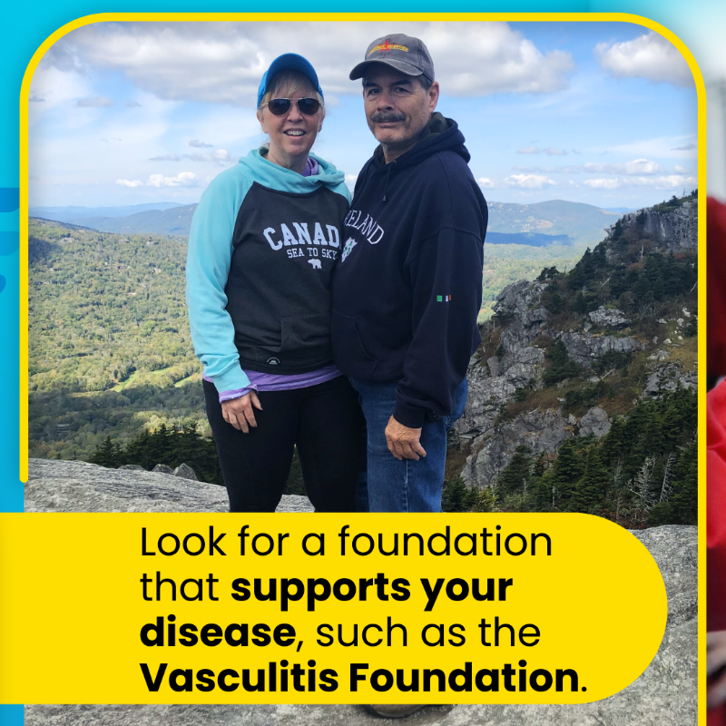Amgen's tweet photo. Diagnosed with MPA, a form of ANCA-associated #vasculitis, @KathyOlevsky discovered ways to thrive and still pursue her passions. 

Learn more about her journey &amp; tips for navigating the challenges of this rare disease.