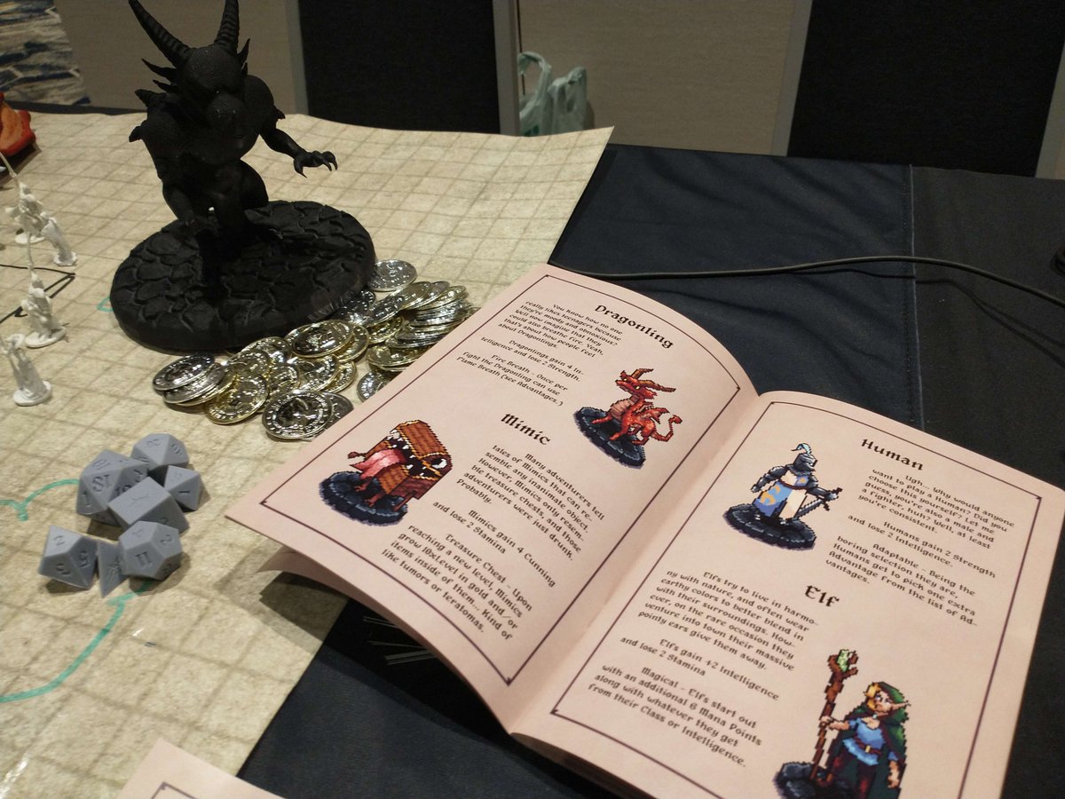 Kobold_Tactics's tweet image. We&apos;re here! Come check out our booth in the indie game room! #MAGWest