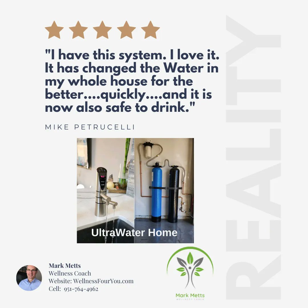 wellnessfouryou's tweet photo. Another 5-star review for Mark Metts Wellness. Thank you for the great 5-star customer review! #alkaviva #alkalinewater #5starreview #ultrawater #ultrahome #cleanwater #wholehomesystems https://t.co/Oxq6SGheEk