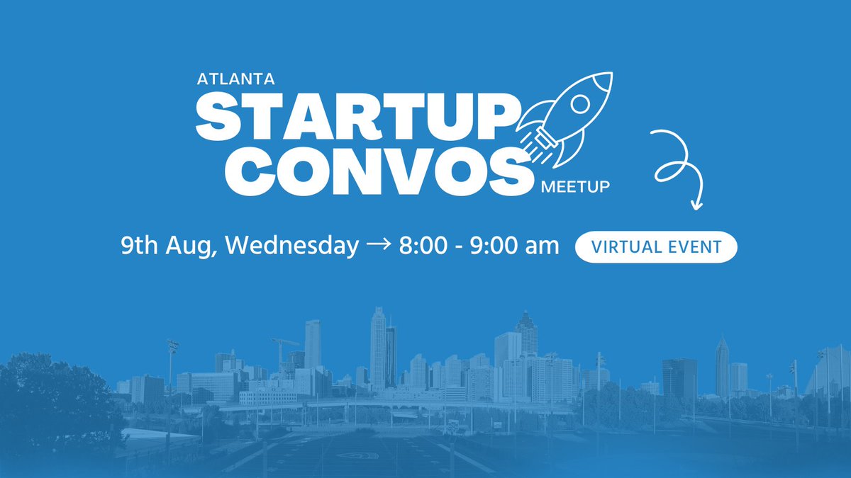 📣 Announcing the next Atlanta Startup Convos Meetup! 

⏰ Join us August 9th at 8AM!

Check out this amazing founder lineup!
• Brad Mitchler, Cofounder of <a href="/getcallbird/">Callbird</a> 
• Jordan Arogeti, Cofounder of Mi Alma

Who's in? ✋✋✋ RSVP today!
bit.ly/3JXOZfm