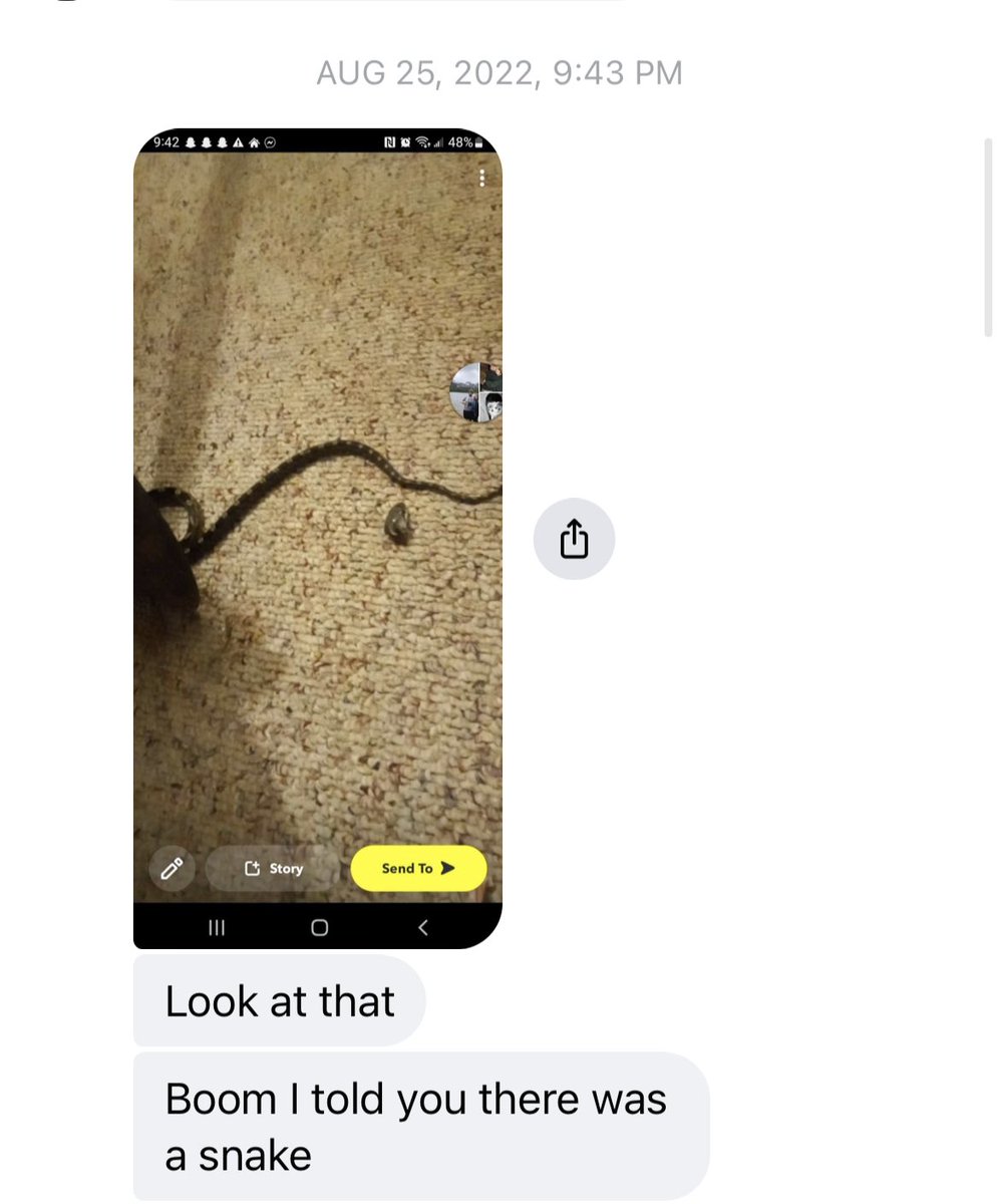 CoachBMorrow's tweet photo. @ChattinKeith The worst part was it took him 2 weeks to find it! https://t.co/WEgbWDNKVD