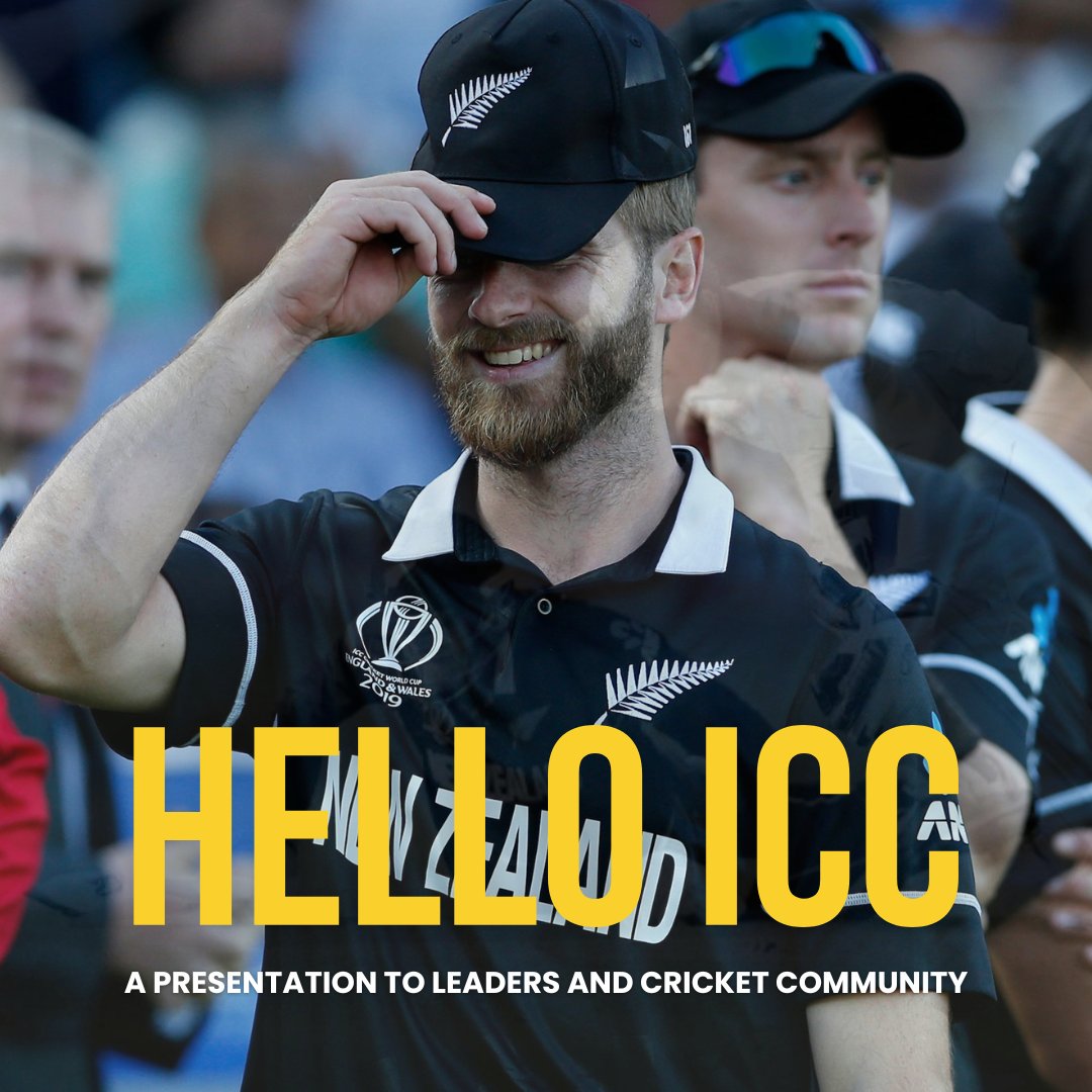 CWC19Winner's tweet photo. Can we make it even more special spirit wise by choosing a way that is positive for the game, and allows everyone to appreciate the magnificence of cricket played on that day. 

HELLO ICC, a presentation for @ICC, Please Watch▶️ https://t.co/MUaZFwRRaJ

#ShareTheTrophy https://t.co/DczBXI0muh