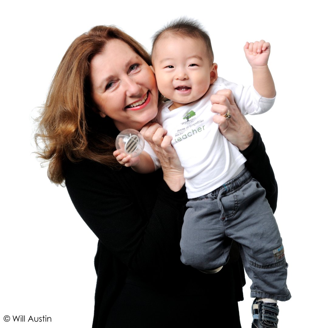 RootsofEmpathy's tweet photo. Recognizing the parent-infant relationship as a powerful model for empathy development, @MaryGordonROE developed Roots of Empathy in 1996.

Over the years, ROE has focused on helping children develop empathy to combat aggression and cruelty. We have seen over the past 27 years that empathic children demand social justice and stand up to challenging behaviour such as #bullying, #racism, #sexism and #exclusion.

Empathic children fly all the flags and embody the civil society we are trying to build. #EmpathyMatters