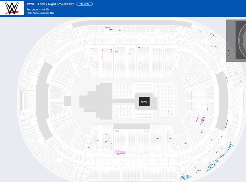 PNC Arena Seating Charts 