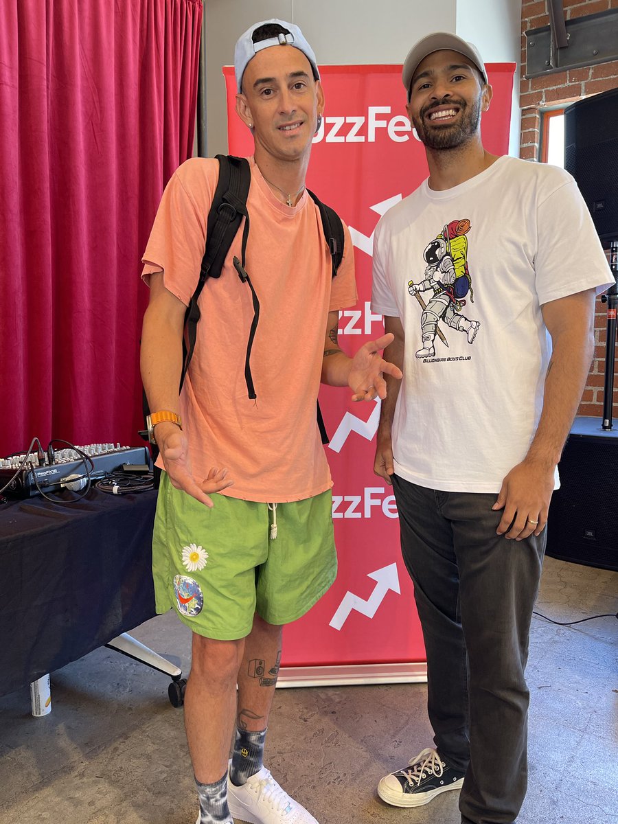 plyteboy's tweet image. When vibes are exactly as presented! @DopeStilo is a straight vibe! Had a blast planning our Buzzfeed takeover and Metaverse activation! Now you have no excuse pulling up to P5Fest! What platform should we go with to host the collab?! @Spatial_io or @decentraland? Thoughts? #P5C