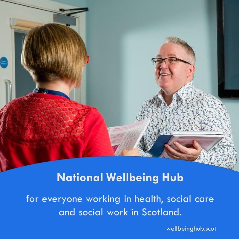 For staff to feel and perform at their best, they need to feel supported. But knowing how best to manage someone who maybe struggling can be difficult On the National Wellbeing Hub you’ll find tons of resources to help you support your colleagues Visit wellbeinghub.scot