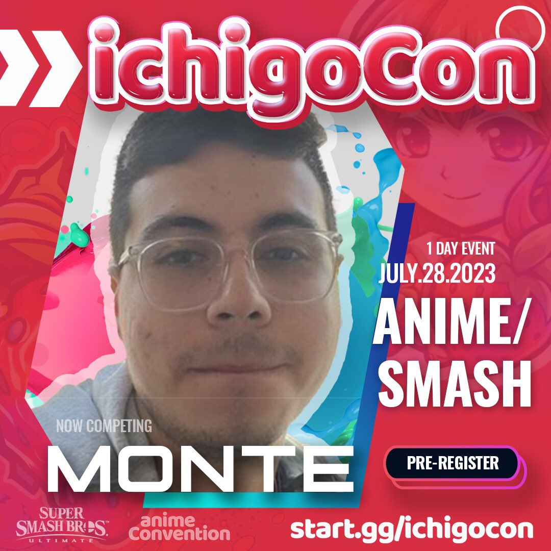 DreamCGaming's tweet photo. 🎮More SoCal Heavy Hitters are here to leave an impact! 

@Monteant1 is officially competing at #Ichigocon2023!🍓

Signing up is just one click away!🌟

https://t.co/NxmkNYT3WV https://t.co/0QsoVInPg6