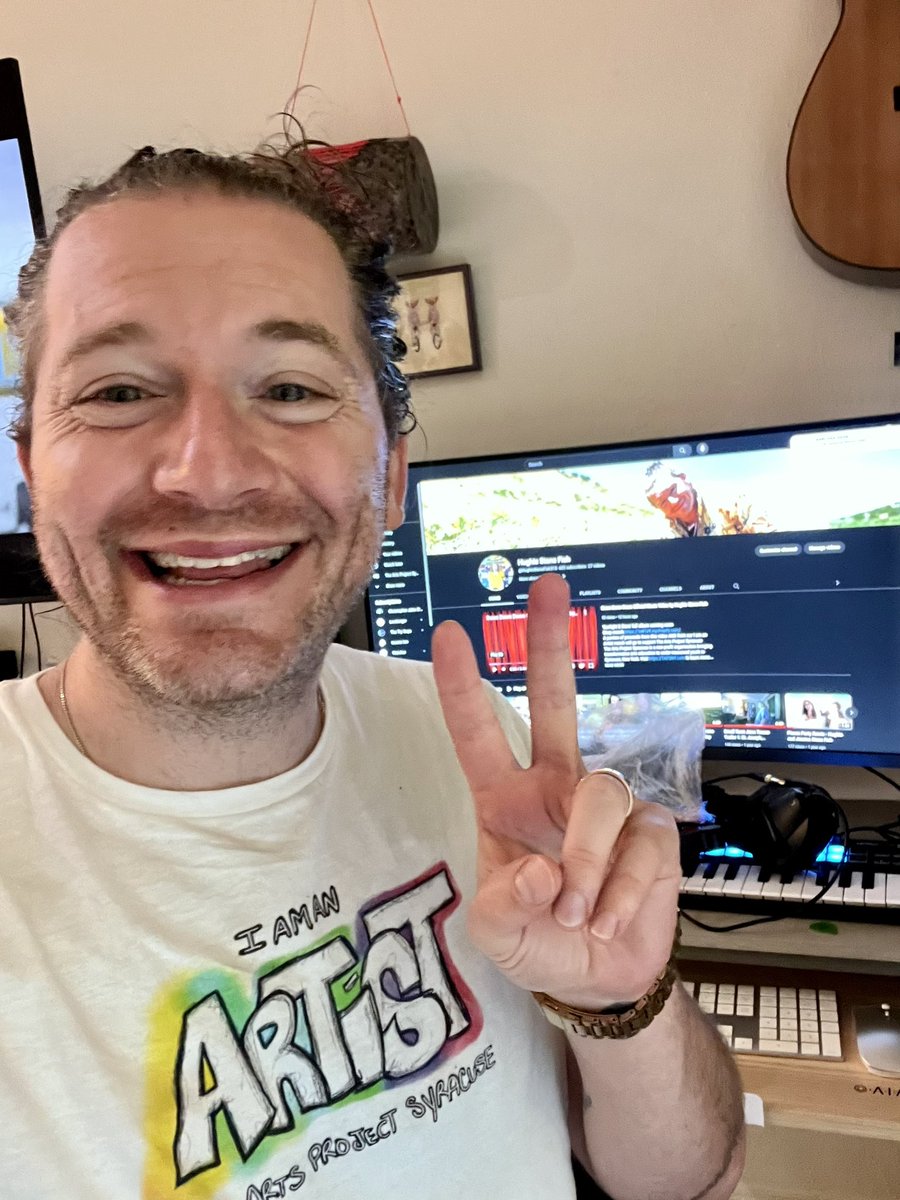 Hughiestonefish's tweet photo. Just dropped my music video! Raising funds for my nonprofit! Celebrating the acting debut of ~30-40 kids in our video! Have you watched yet??? https://t.co/cqvnKFhvbY! https://t.co/fhI4LdrrBD