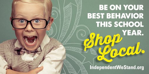 Parents...you know what's just around the corner right? #backtoschool #buylocal #shopsmall