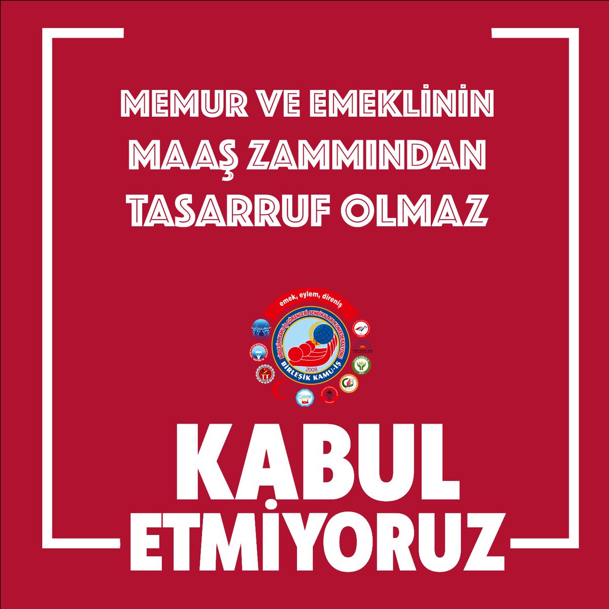 Memur ve Emeklinin Maaş Zammından Tasarruf Olmaz
#kabuletmiyoruz #MemurHakkınıAlamıyor