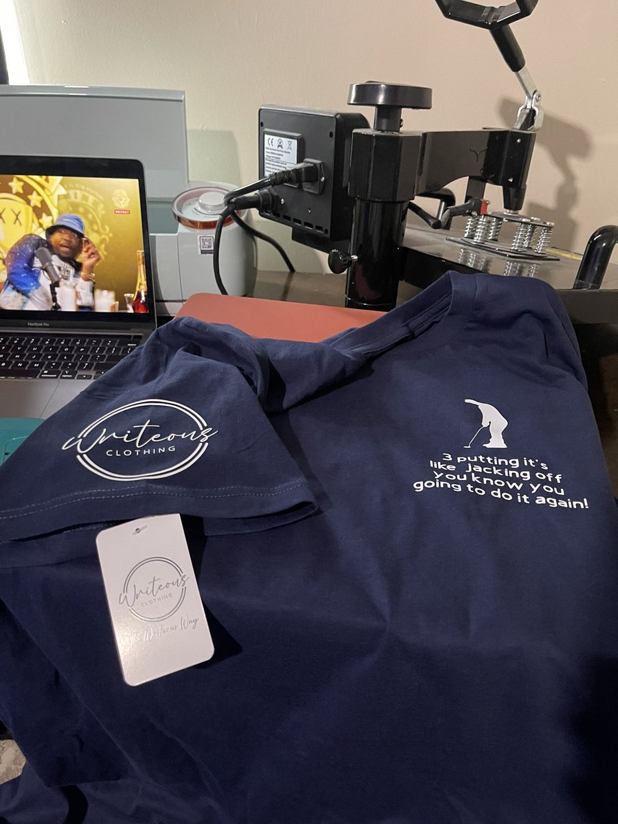BigMaaly85's tweet photo. Golf shirts for pops..#TheWriteousWay https://t.co/qYYhGUR41F