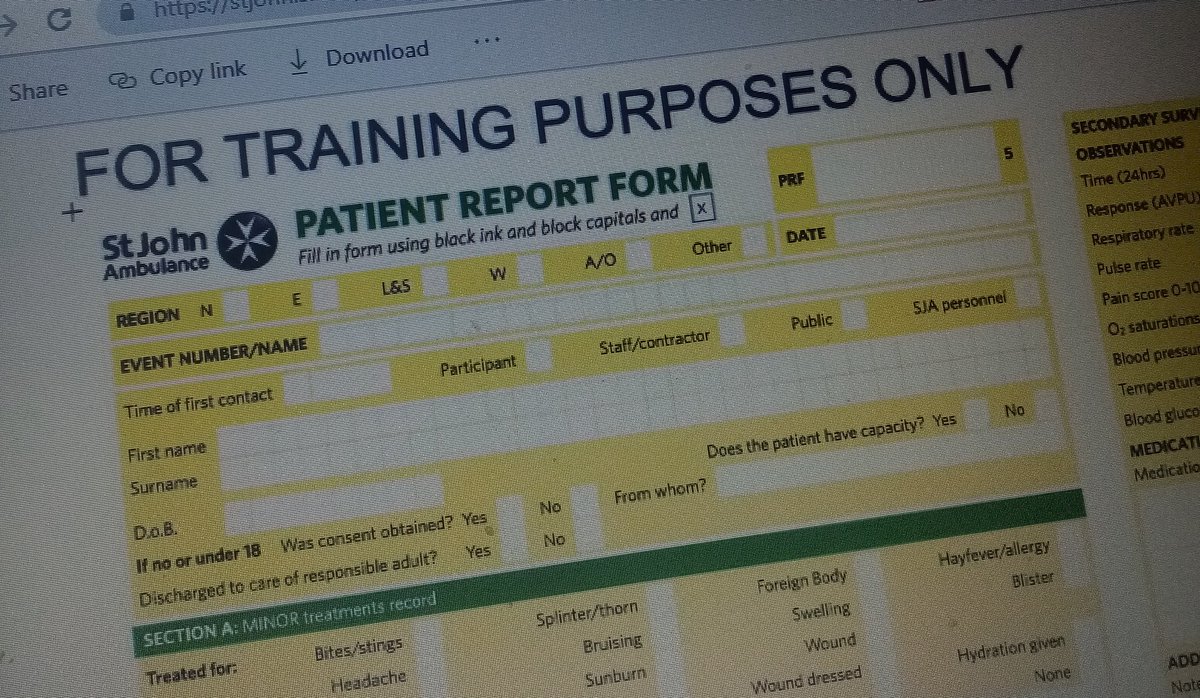 Another evening of virtual CPD training on paper Prfs. Great discussions from those across the UK. ( only v5 shown)

<a href="/stjohnambulance/">St John Ambulance England</a>