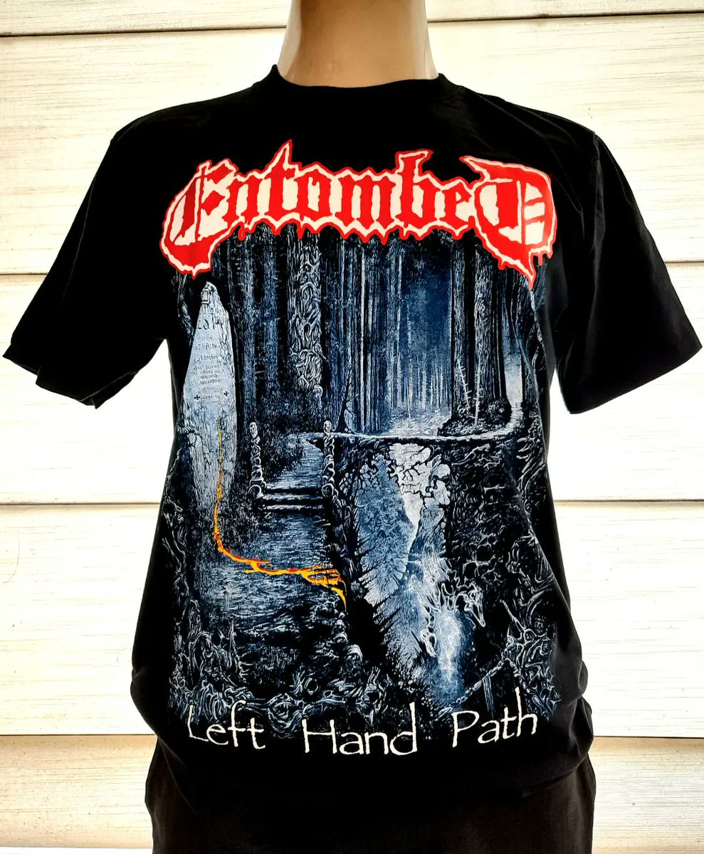 lojaaplace's tweet photo. Entombed  -  Left Hand Path 100% algodão serigrafada #aplaceartigosderock 
https://t.co/MVD33fF0po https://t.co/7UaaJAvCc8