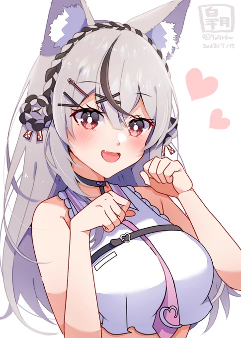 こんこよ風の沙花叉 #さかまた飼育日記 