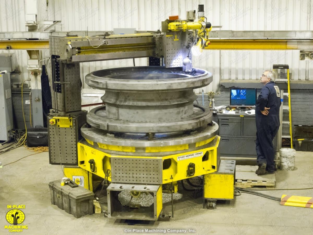 InPlaceMachine's tweet image. #FlashbackFriday – IPM Doubles Client’s Machining Capacity On-Site!
With our technicians and machine tools, IPM doubled a client’s VTL turning capacity. View the Job Story at ➡️ bit.ly/IPM-Doubles-Ma…

#FieldMachining #ThermalPower #SteamTurbineRepair